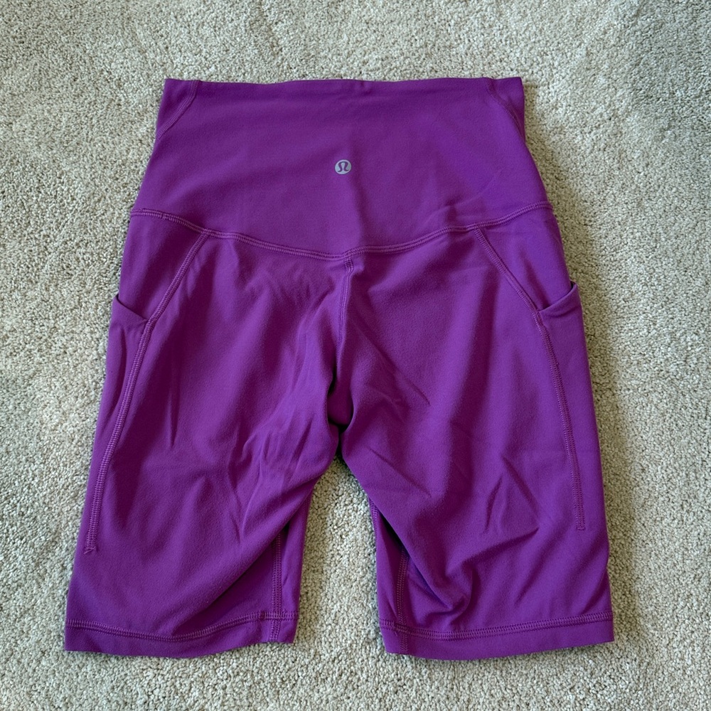 Lululemon Align Shorts with Pockets 8” Purple Plum